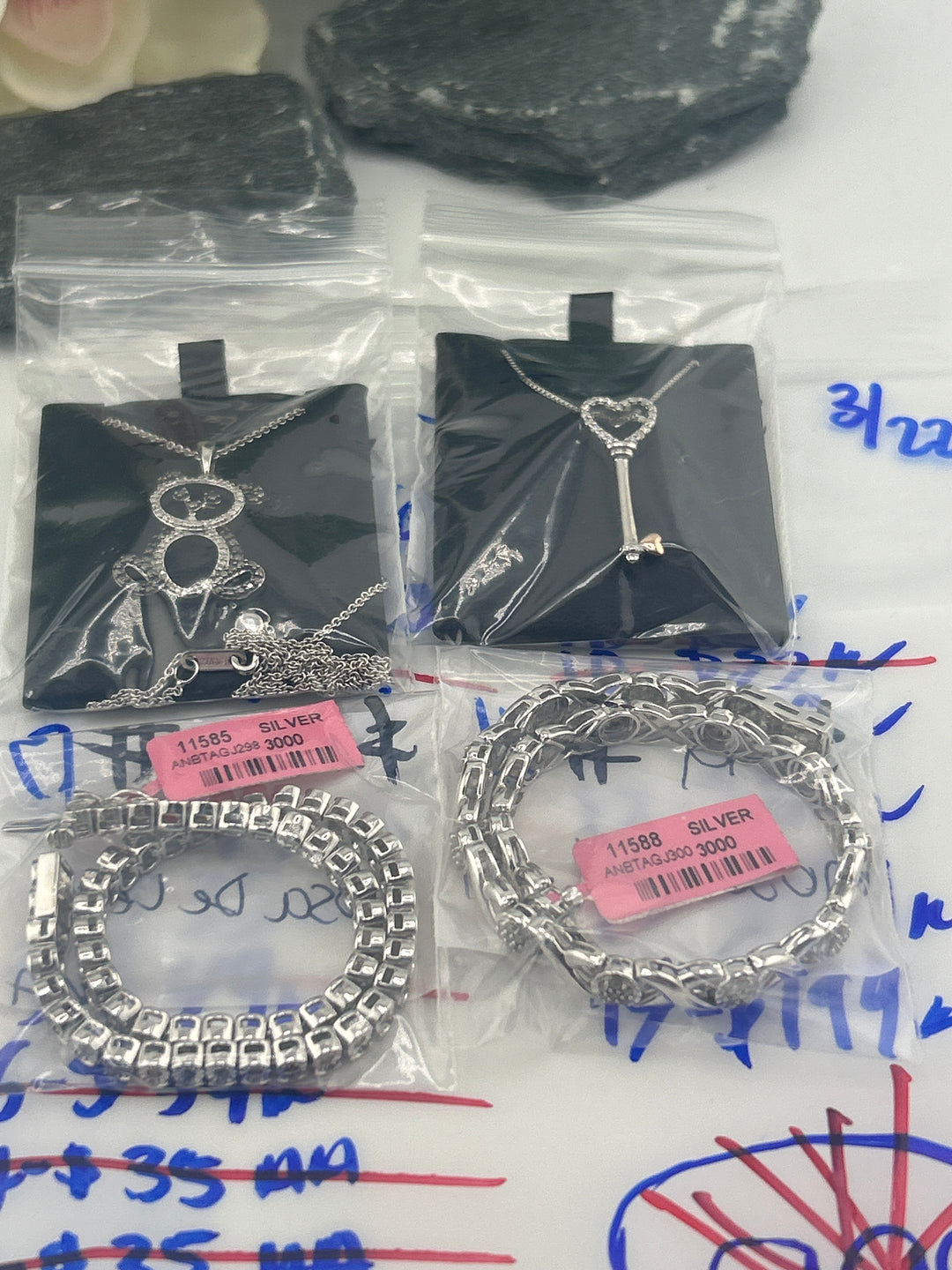 RESERVED FOR: Rosa De Leon (grinch) - 3/22/2025 The Collective Boutique App Live Show -4  Sterling Silver Items