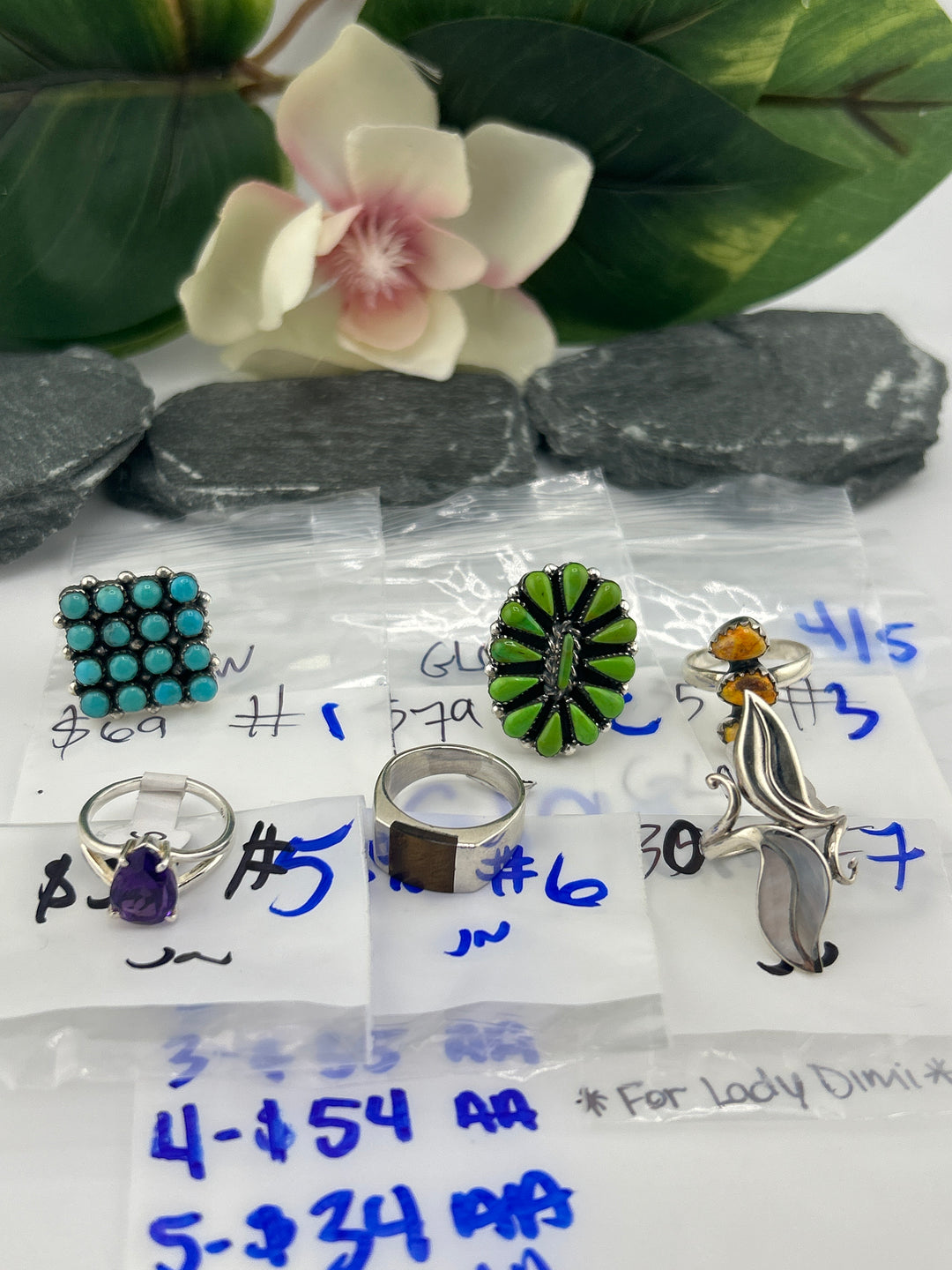 RESERVED FOR: GLOW- 4/5/2025 tiktok Live Show -7  Sterling Silver Items