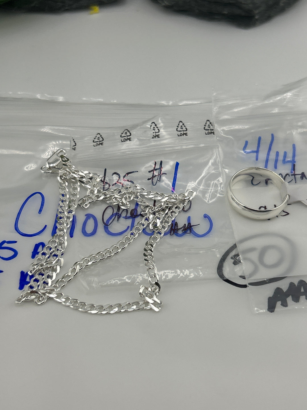 RESERVED FOR: Choctaw- 4/14/2025 tiktok Live Show - 2 Sterling Silver Items