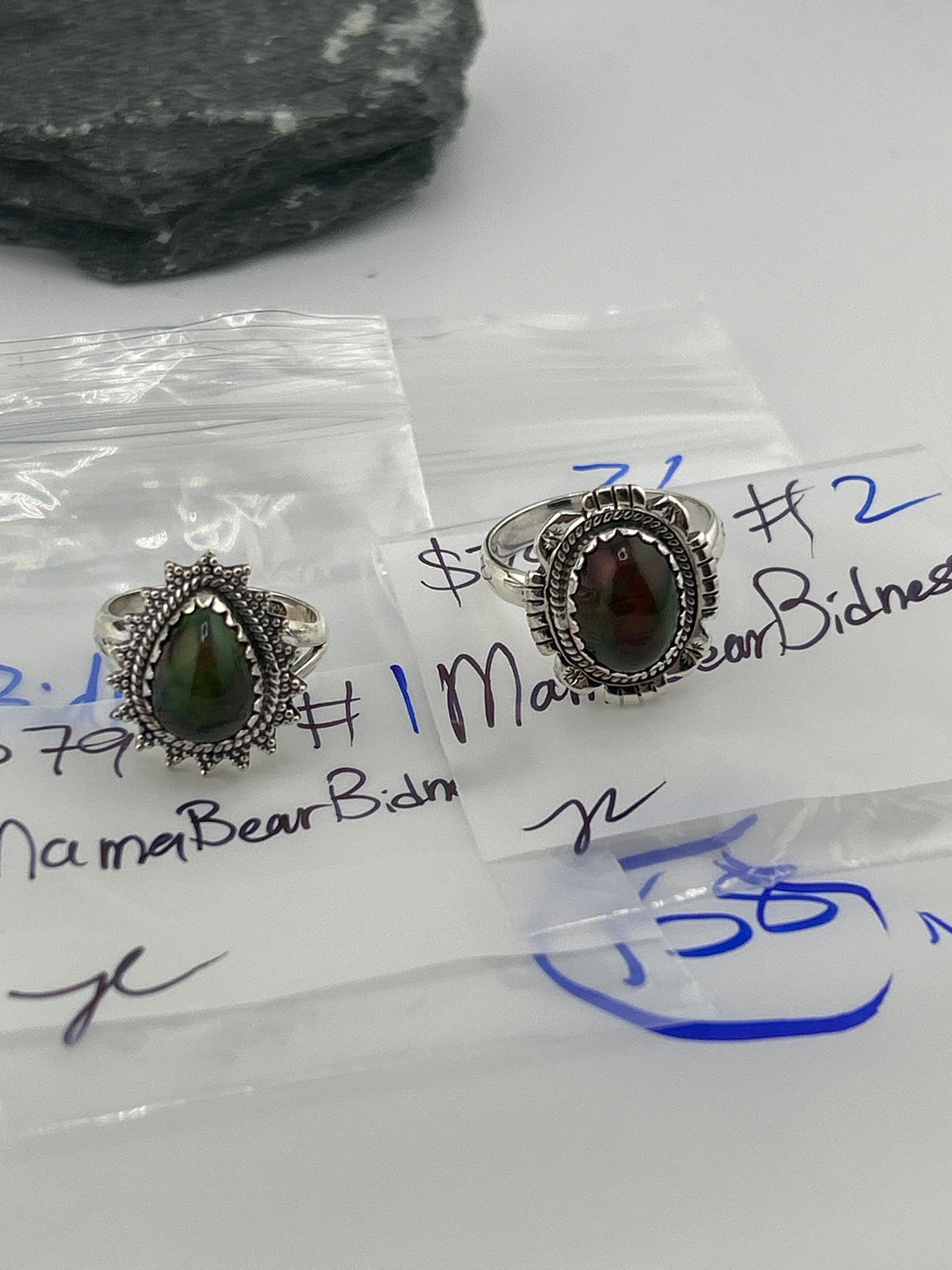 RESERVED FOR: MamaBearBidness - 3/28/2025 tiktok Live Show -2 Sterling Silver Items