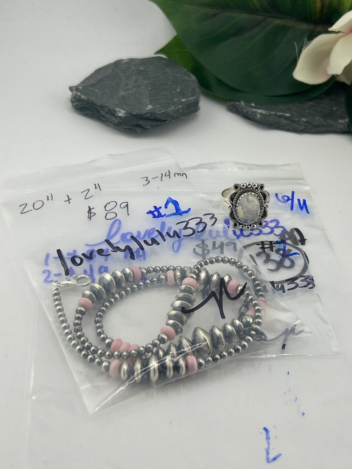 RESERVED FOR: lovelylulu333 - 6/11/2025 tiktok Reservation Live Show - 2 Sterling Silver Items
