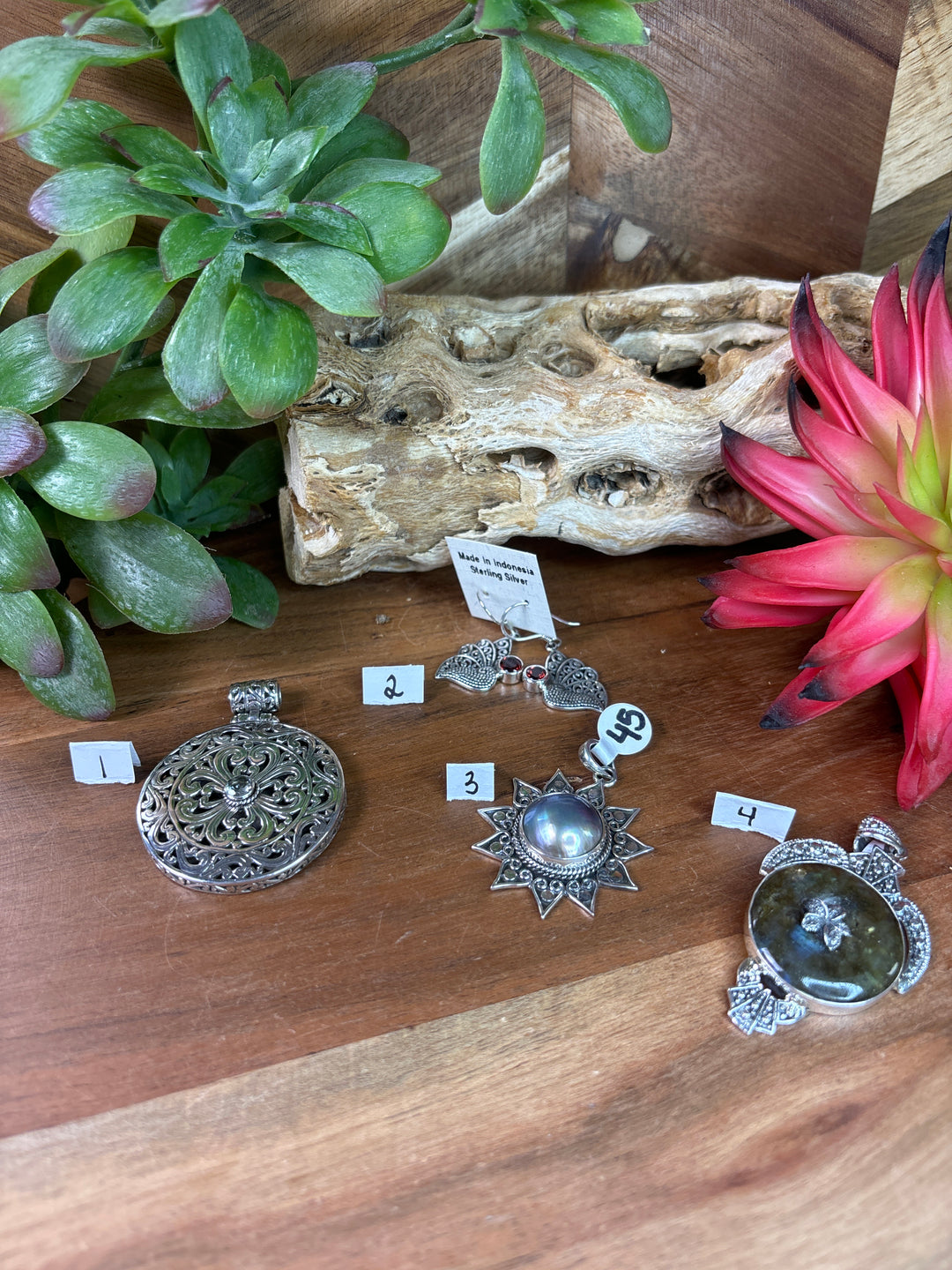 RESERVED FOR: Pat O’Leary 8/4/24- 4 Sterling Silver Items