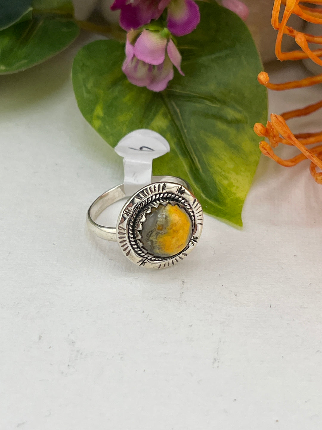 Bumblebee Jasper Ring