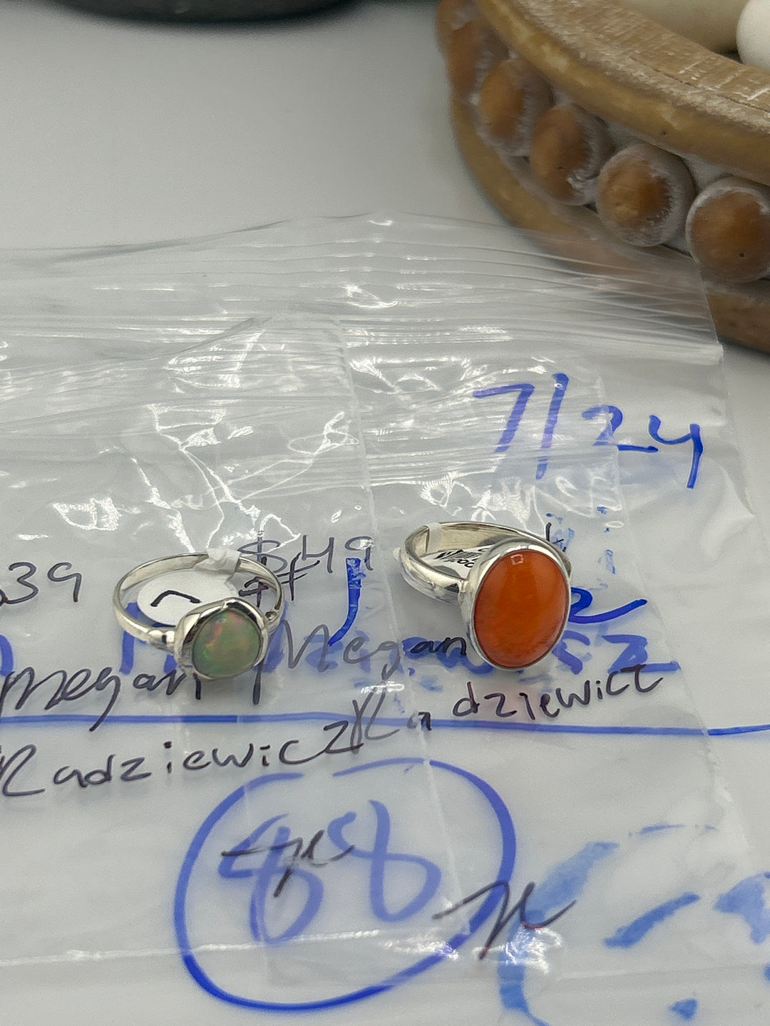 PM SHOW 48HR - RESERVED FOR: Megan Radziewicz  - 7/24/2025 FL tiktok Live Show - 2 Sterling Silver Items