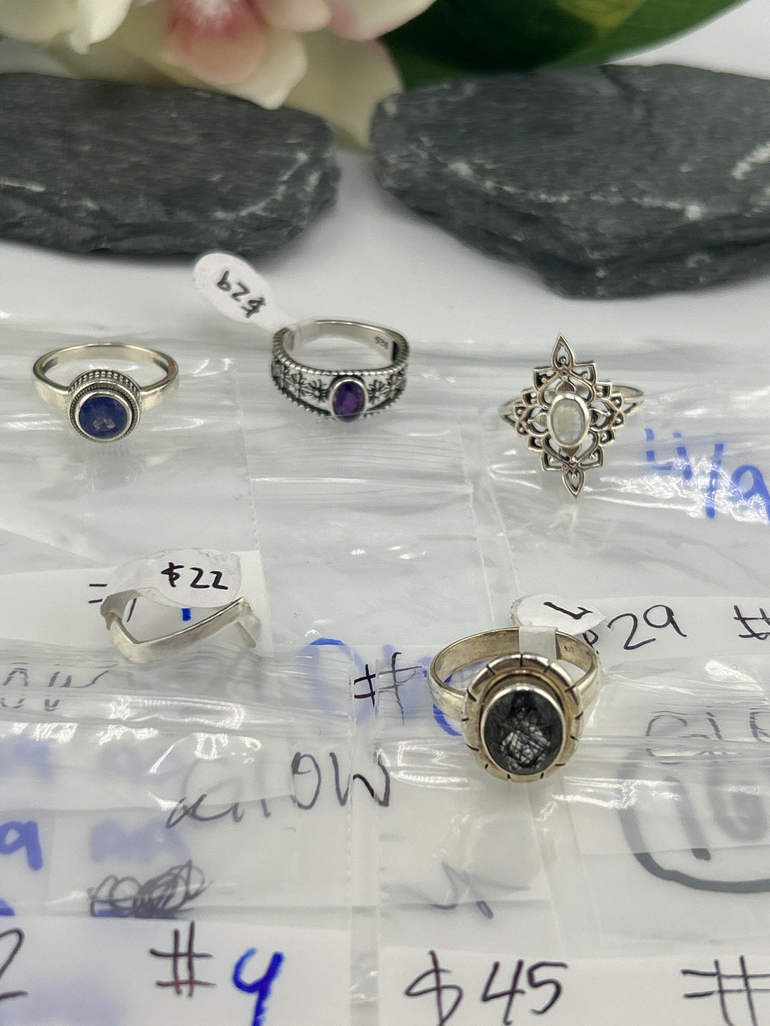 RESERVED FOR: GLOW - 4/9/2025 tiktok Live Show - 5 Sterling Silver Items