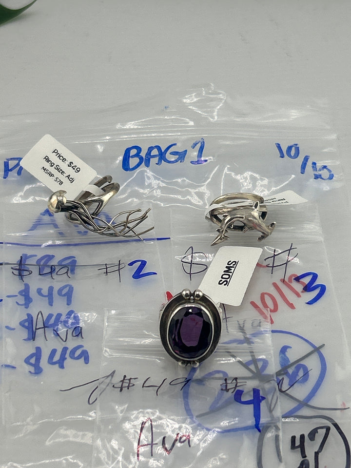 PM SHOW 48HR - RESERVED FOR: Ava BAG1 - 10/10/2025 FL tiktok Live Show - 3 Sterling Silver Items