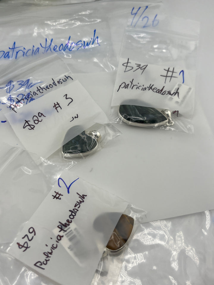 RESERVED FOR: patriciatheodoswh - 4/26/2025 tiktok Live Show -3  Sterling Silver Items