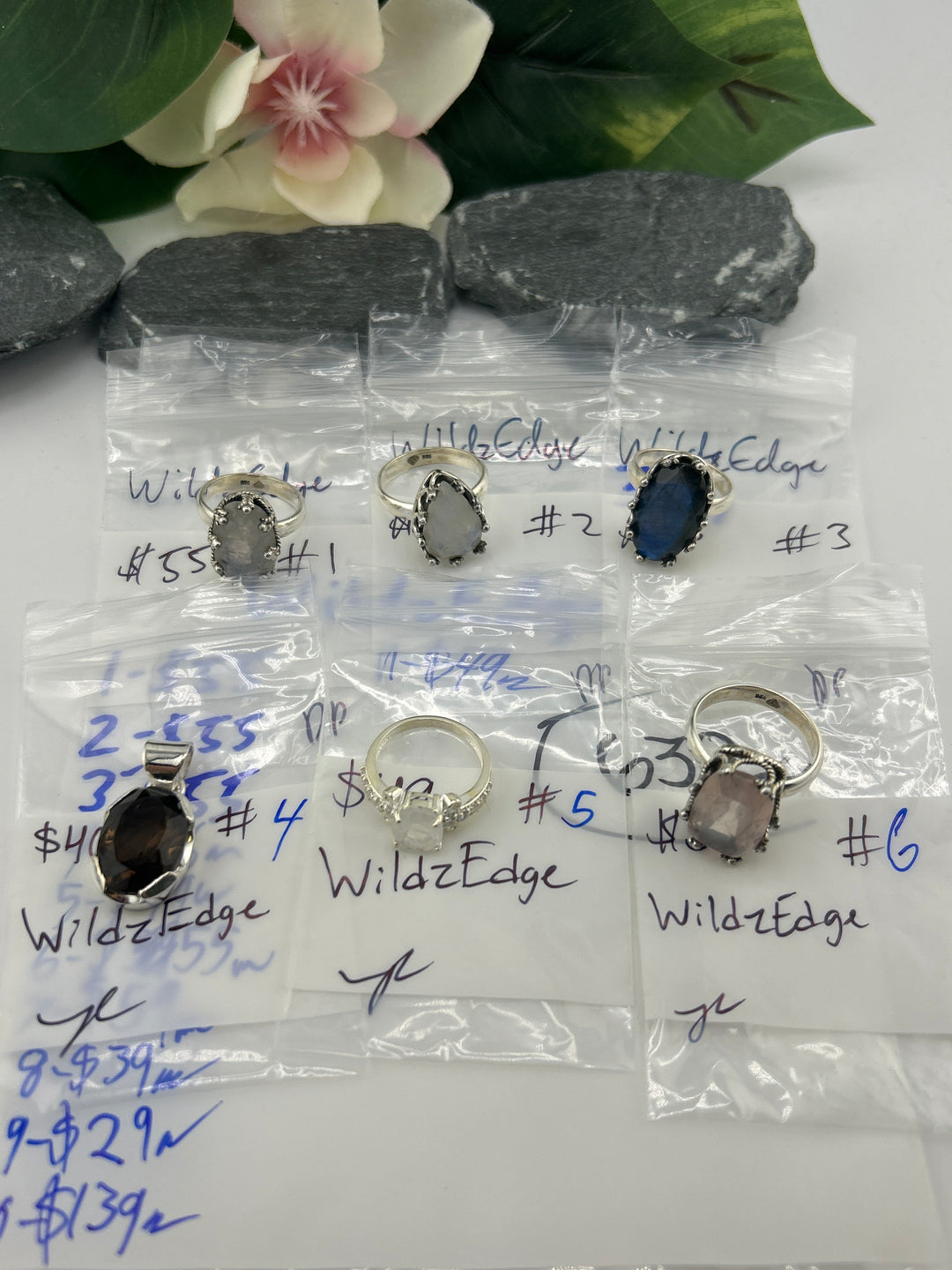 RESERVED FOR: WildzEdge - 3/27/2025 tiktok Live Show - 11 Sterling Silver Items