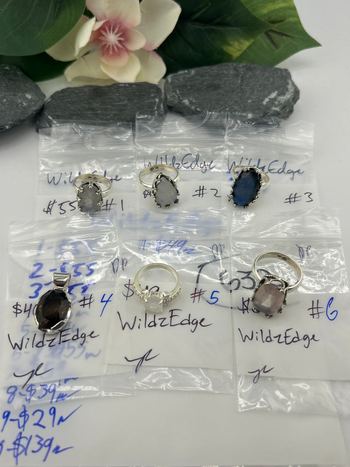 RESERVED FOR: WildzEdge - 3/27/2025 tiktok Live Show - 11 Sterling Silver Items