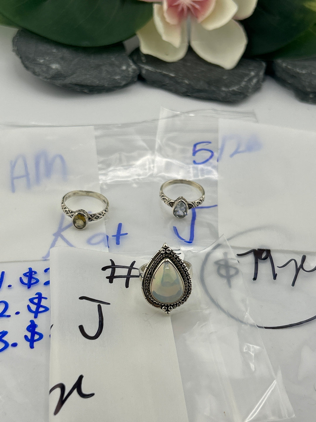 RESERVED FOR: Kat J - 5/26/2025 tiktok A.M Live Show - 3 Sterling Silver Items