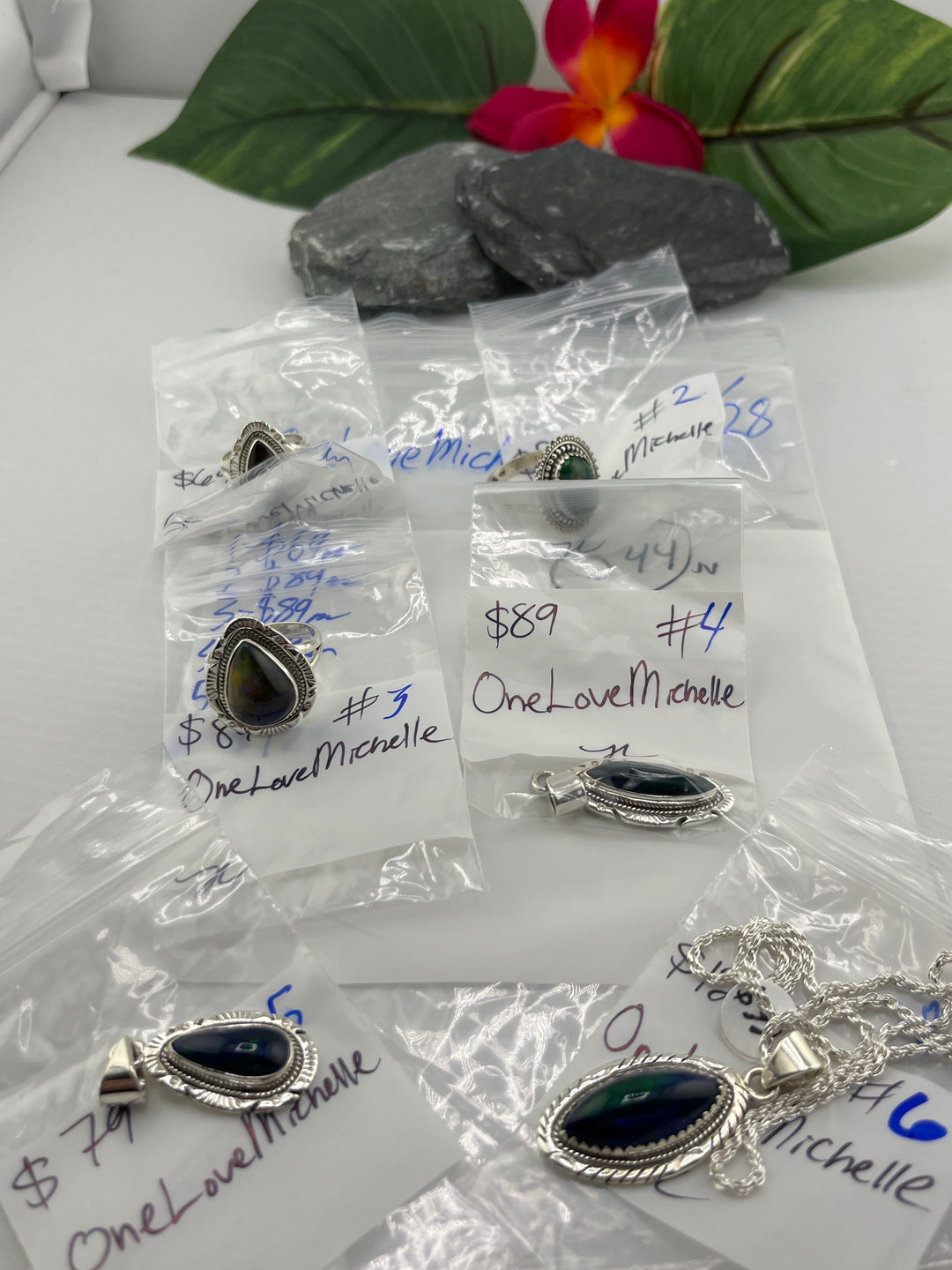 RESERVED FOR: OneLoveMichelle - 3/28/2025 tiktok Live Show -6 Sterling Silver Items