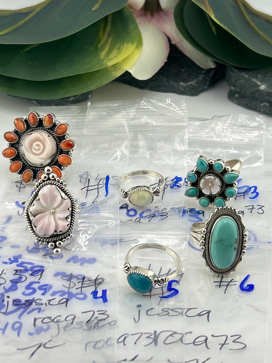 RESERVED FOR: Jessica roca73 - 5/16/2025 tiktok Live Show -6  Sterling Silver Items