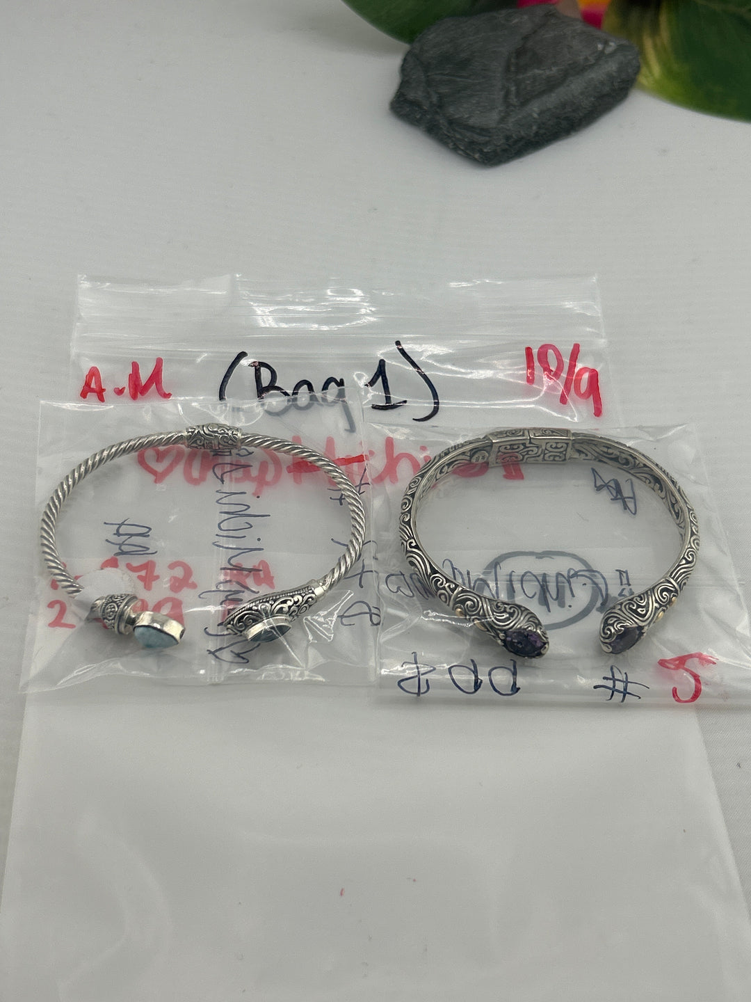 AM SHOW 48HR RESERVED FOR: 🖤🔑Michi🌙🕯(Bag 1)   - 10/9/2025 FL tiktok Live Show -  2 Sterling Silver Items