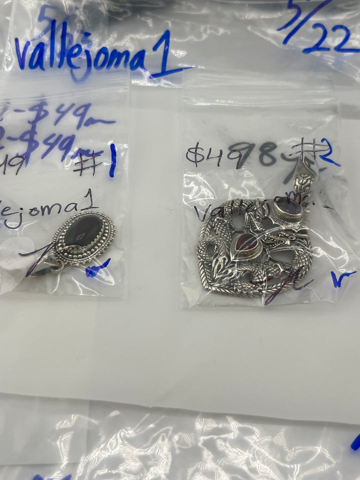 RESERVED FOR: vallejoma1 - 5/22/2025 tiktok Live Show - 2 Sterling Silver Items