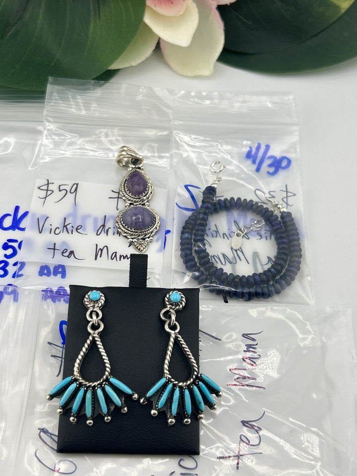 RESERVED FOR: Vickie drinking tea Mama - 4/30/2025 tiktok Live Show -  Sterling Silver Items