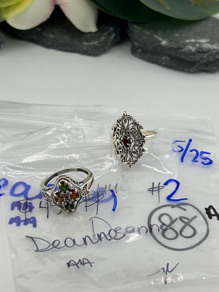 RESERVED FOR: Deanne- 5/25/2025 tiktok Live Show - 2 Sterling Silver Items