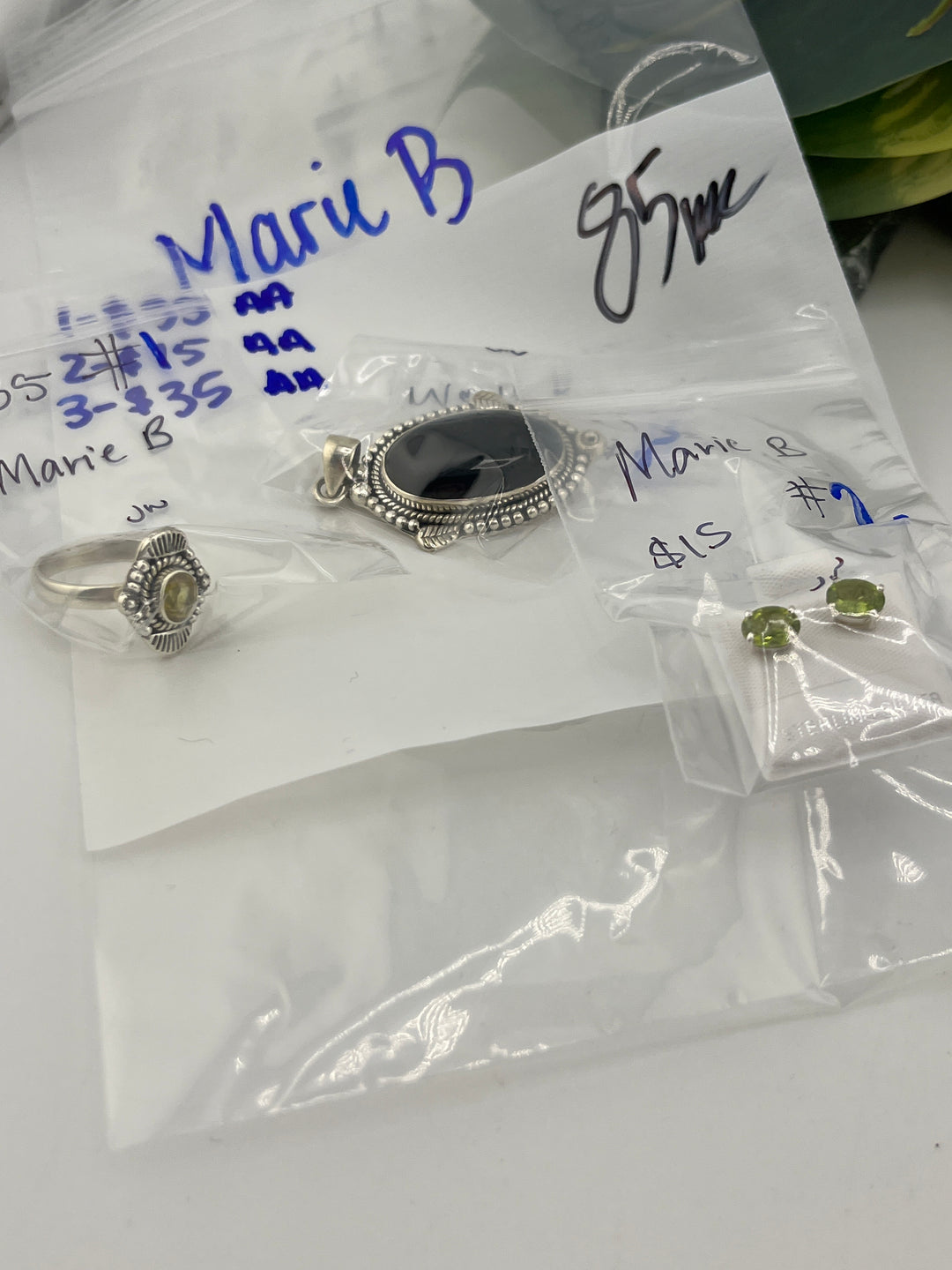 RESERVED FOR: Marie B - 5/24/2025 tiktok Live Show - 3 Sterling Silver Items