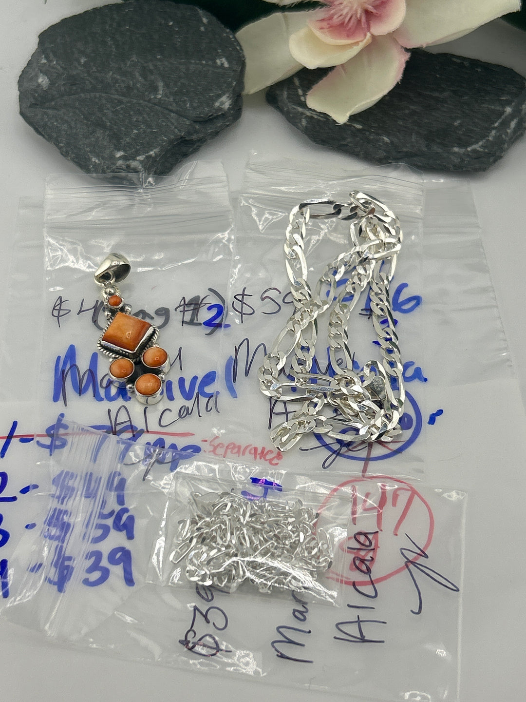 RESERVED FOR: Marivel Alcala - 5/16/2025 tiktok Live Show (Bag 1) - 3 Sterling Silver Items