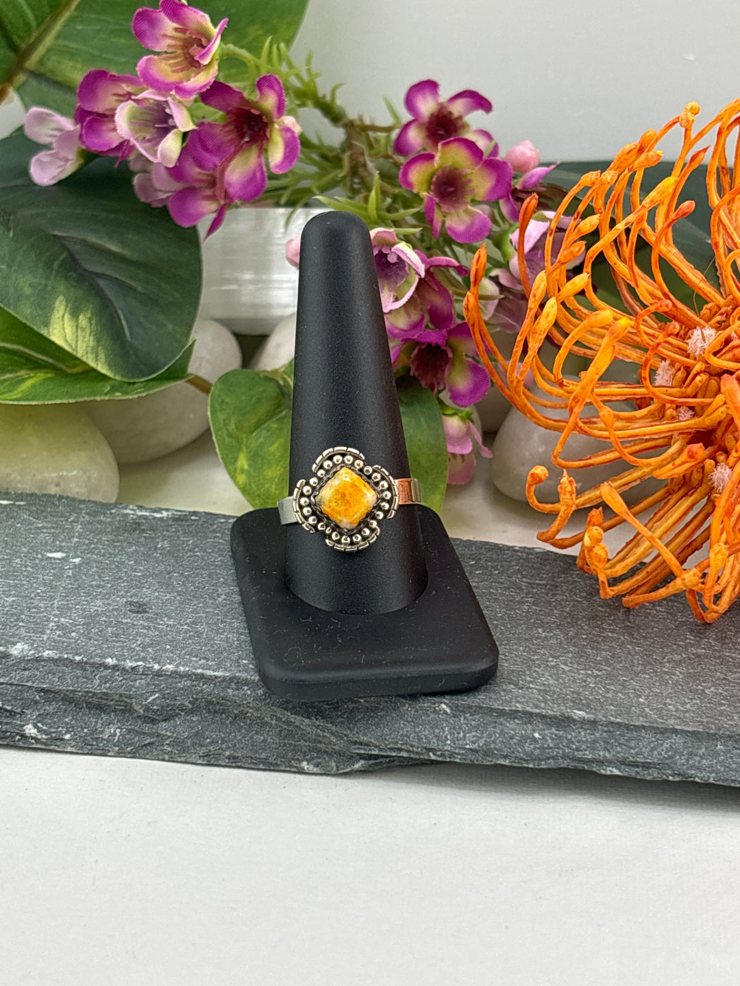 Bumblebee Jasper Ring