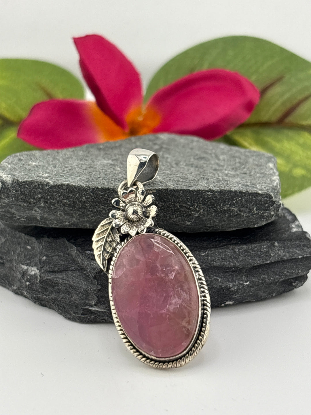 Cobalt Calcite Pendant