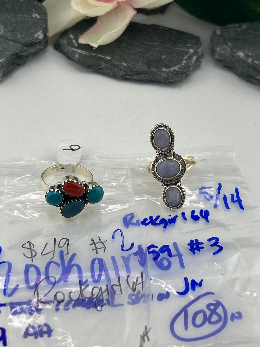 RESERVED FOR: Rockgirl64 - 5/14/2025 tiktok Live Show -2  Sterling Silver Items