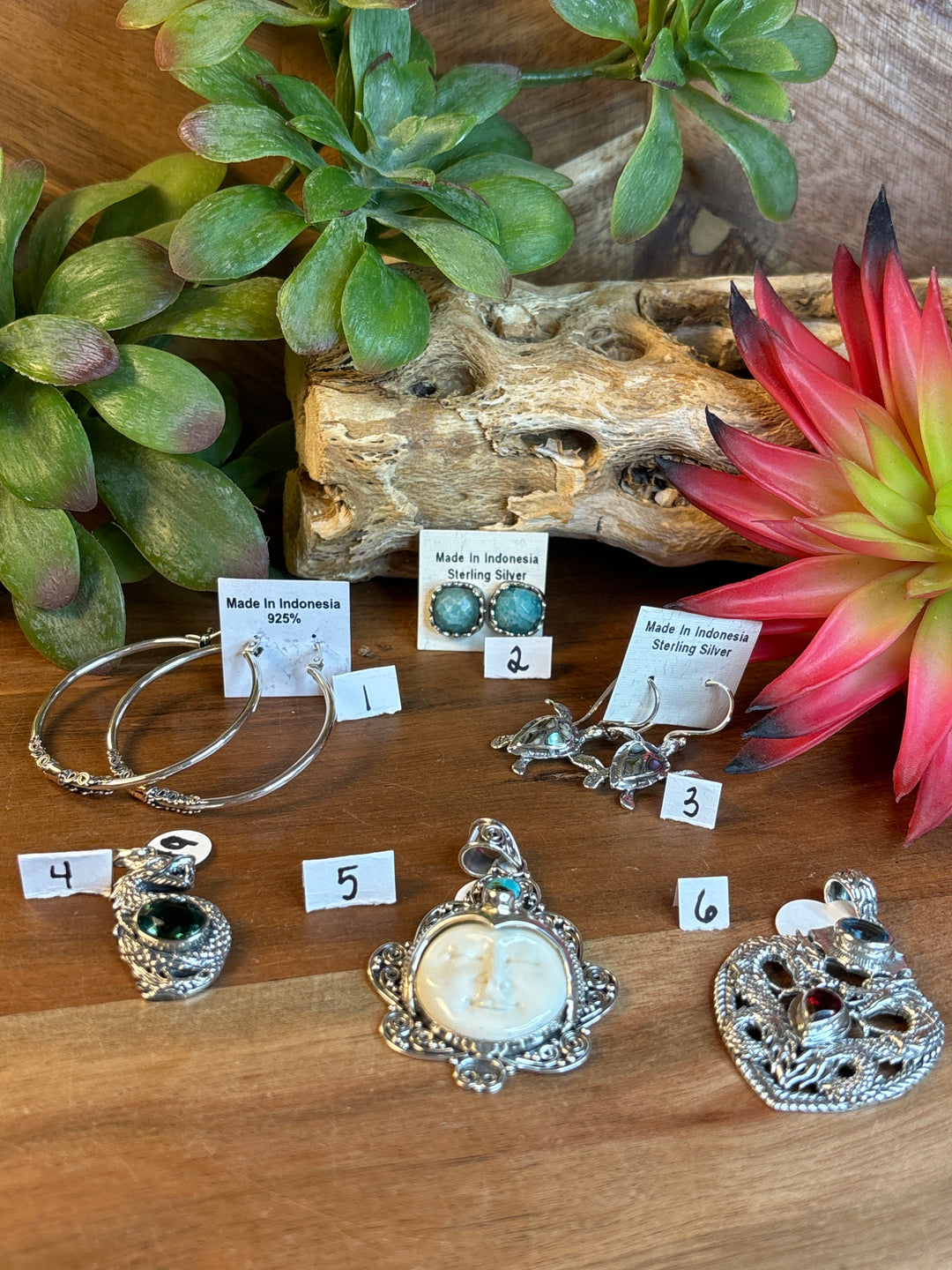 RESERVED FOR: Maria Arana 8/4/24- 4 Sterling Silver Items
