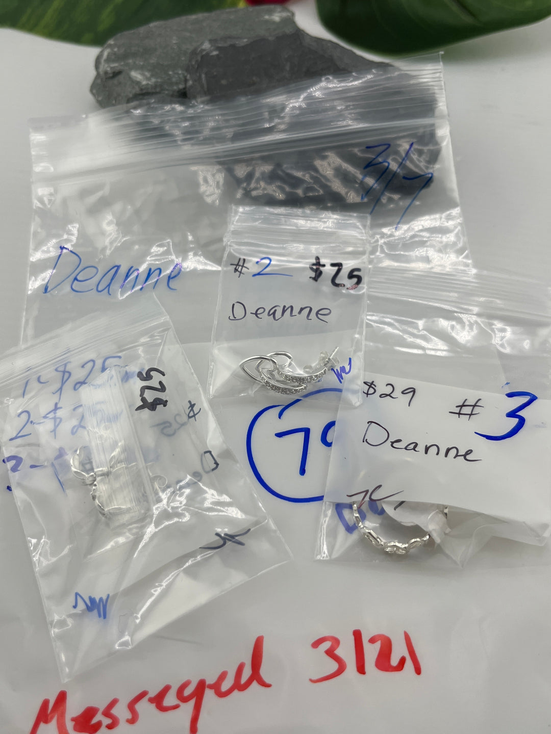 RESERVED FOR: Deanne - 3/7/2025 Live Show - 3 Sterling Silver Items