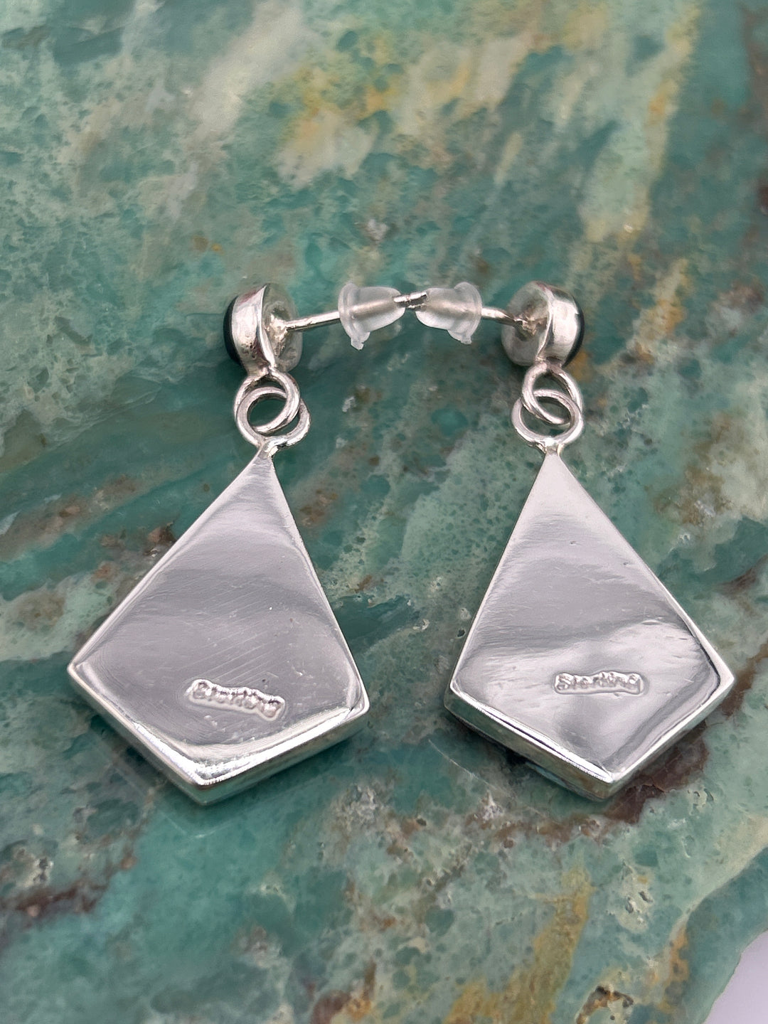 Regie 925 Sterling Silver Mosaic Multi-stone Space Earrings