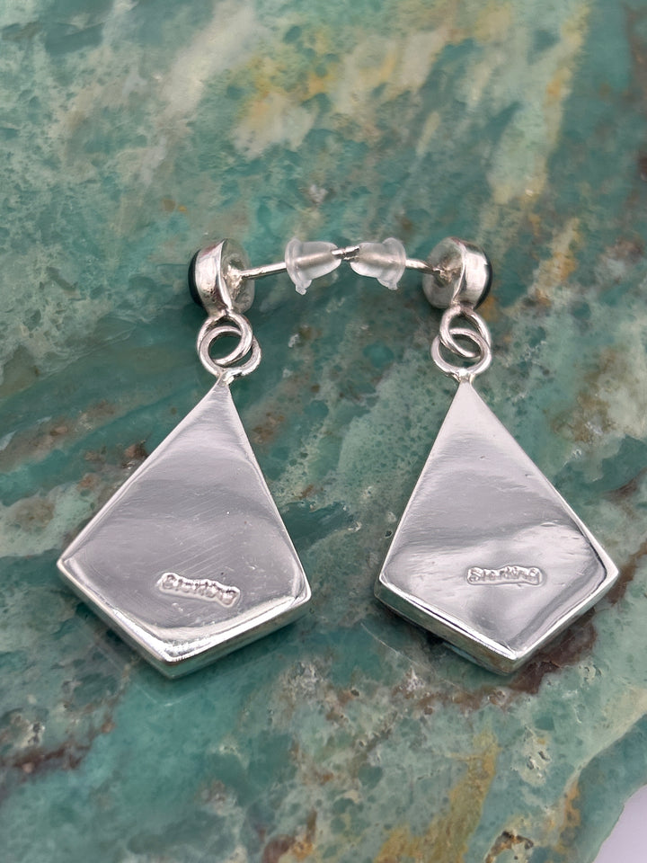 Regie 925 Sterling Silver Mosaic Multi-stone Space Earrings