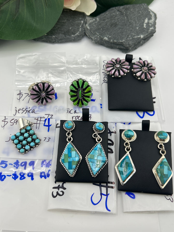 RESERVED FOR: jessica roca73- 4/5/2025 tiktok Live Show - 6 Sterling Silver Items