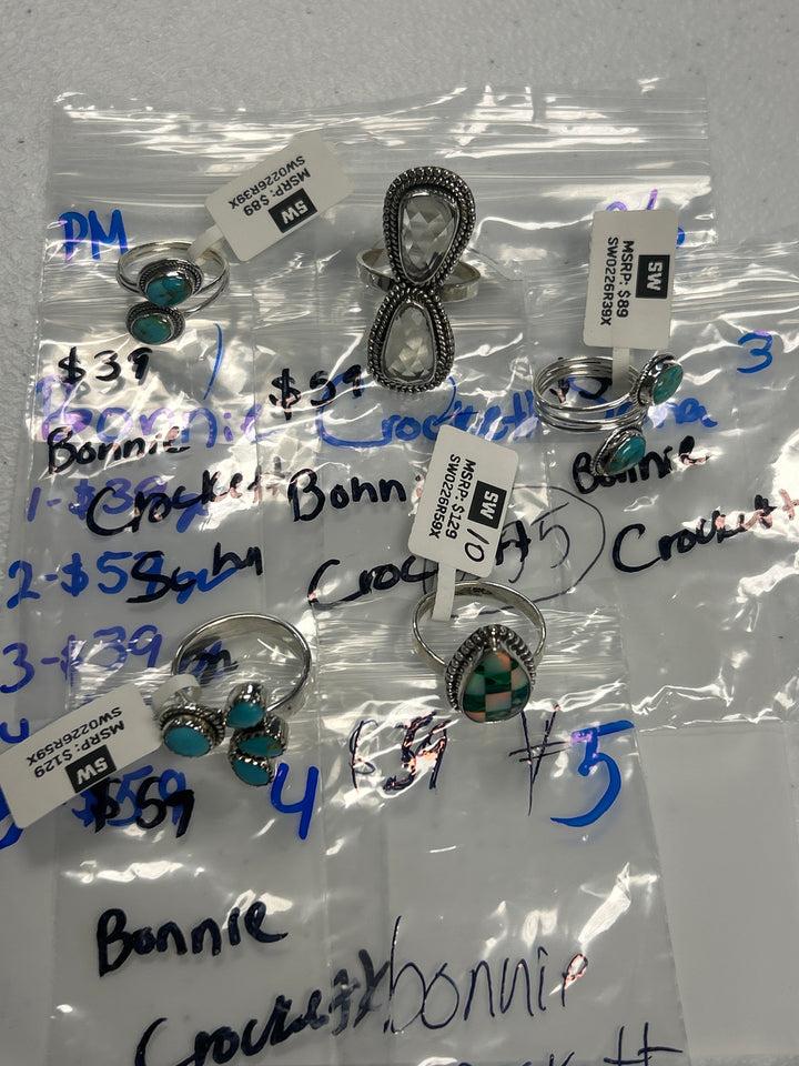 Bonnie Crockett Scha - 2/5/26 - 5 925 Sterling Silver Items