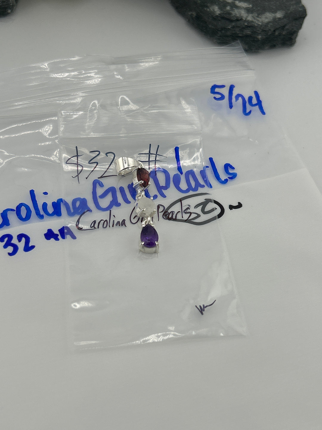 RESERVED FOR: CarolinaGirlPearls- 5/24/2025 tiktok Live Show - 1 Sterling Silver Items