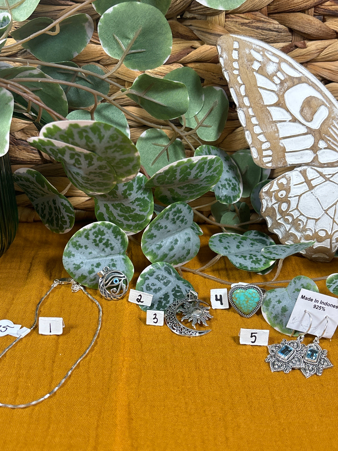RESERVED FOR: rebecao42 8/25/24- 5 Sterling Silver Items