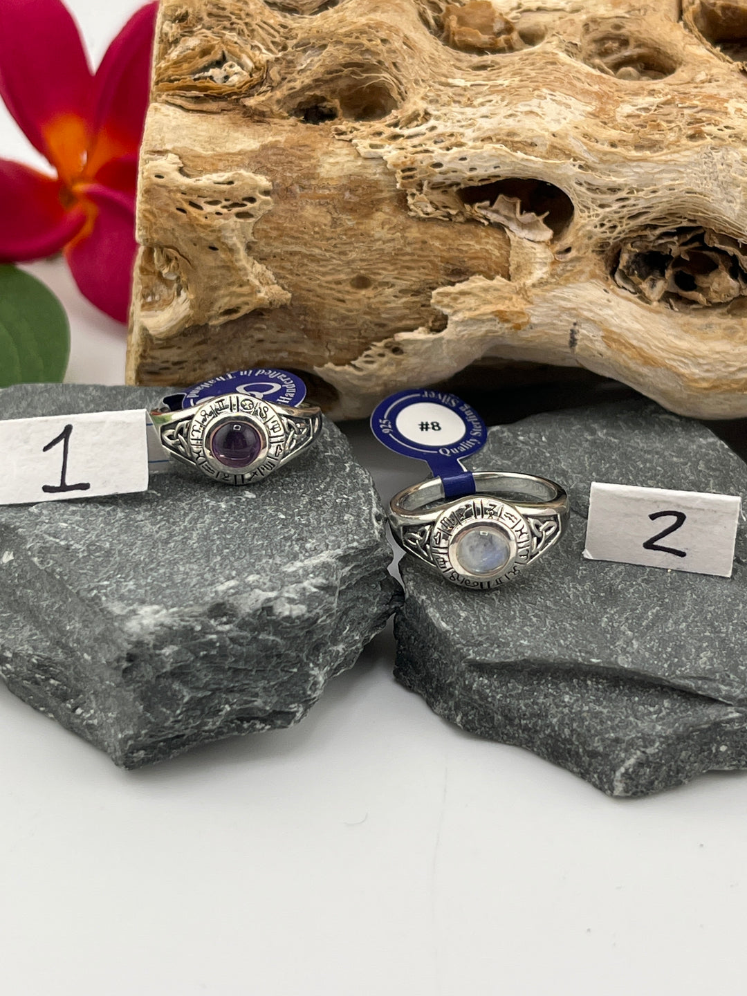 RESERVED FOR:   Custom Tumblers by Lindra -12/12/2024 - 2 Sterling Silver Items