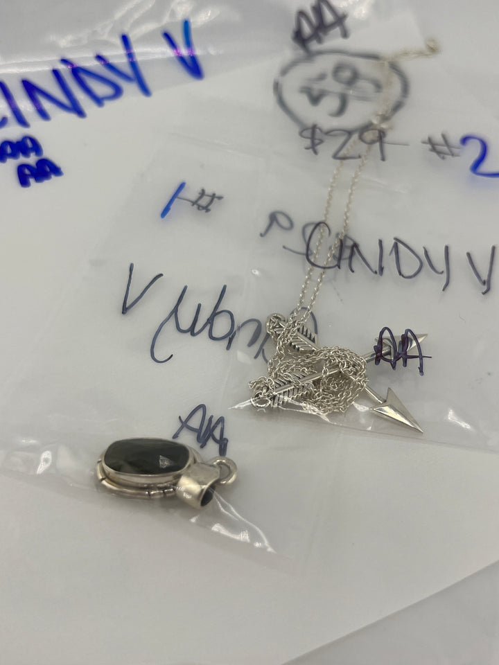 RESERVED FOR: CINDY V- 6/2/2025 tiktok A.M Live Show - 2 Sterling Silver Items