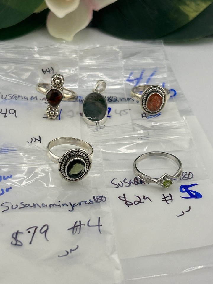 RESERVED FOR: susanaminjares180 - 4/26/2025 tiktok Live Show -5  Sterling Silver Items