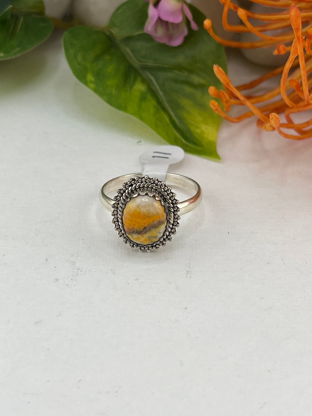 Bumblee Jasper Ring