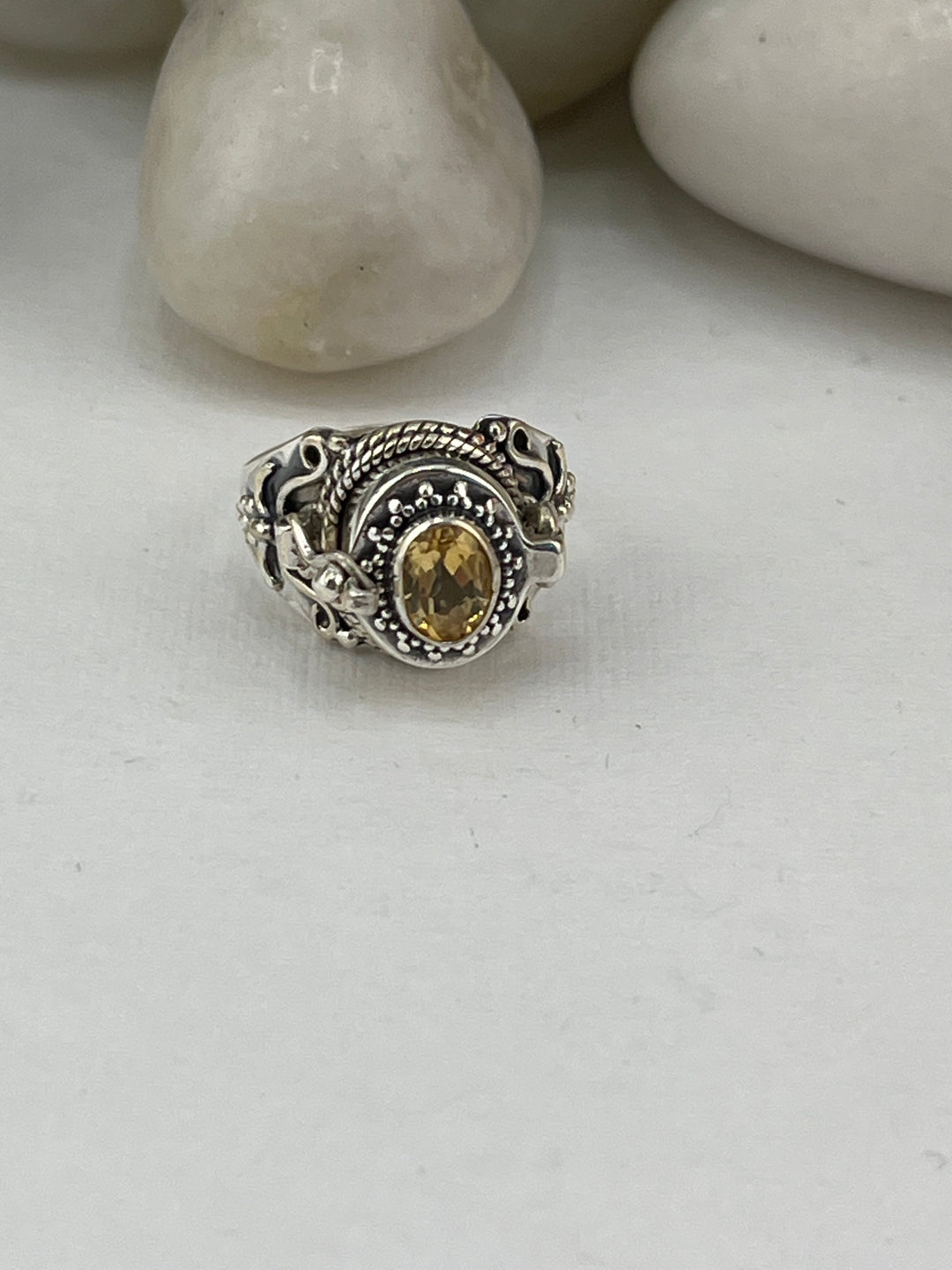 FB Poison Pill Citrine Ring