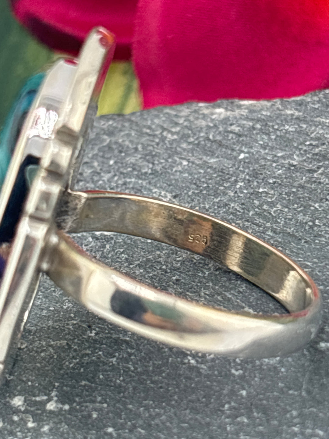 Opalized Wood Ring Size 11