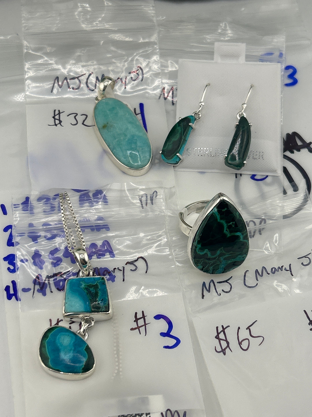 RESERVED FOR:  MJ (Mary J)- 5/3/2025 tiktok Live Show -4  Sterling Silver Items