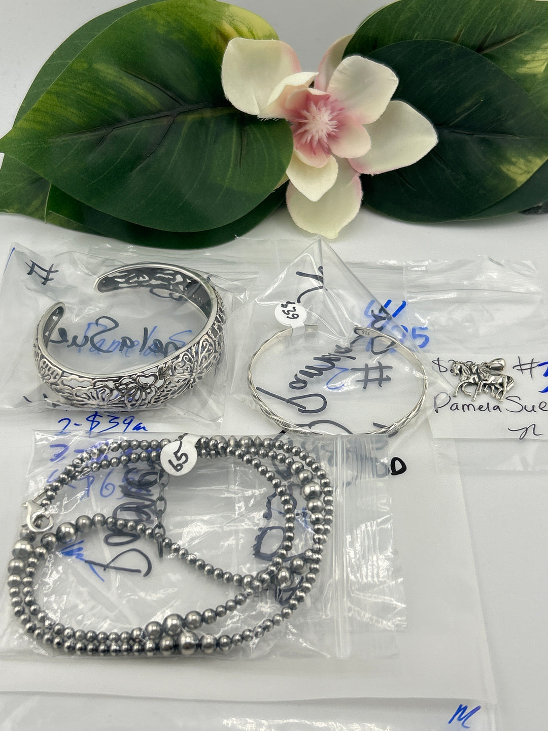RESERVED FOR: PamelaSue - 4/25/2025 tiktok Live Show - 4 Sterling Silver Items
