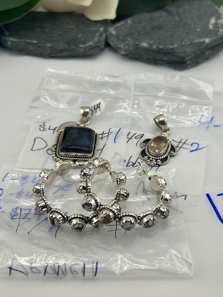 RESERVED FOR: DebbieH - 4/11/2025 The Collective Boutique App Live Show - 3 Sterling Silver Items