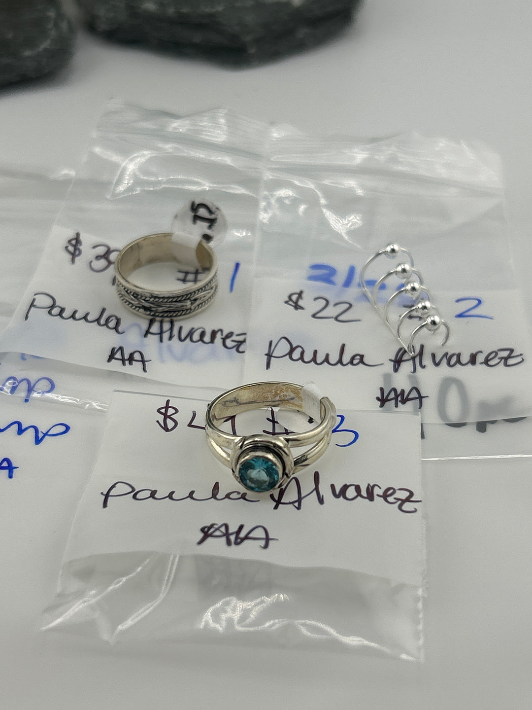 RESERVED FOR: Paula Alvarez  - 3/26/2025 tiktok Live Show - 3 Sterling Silver Items