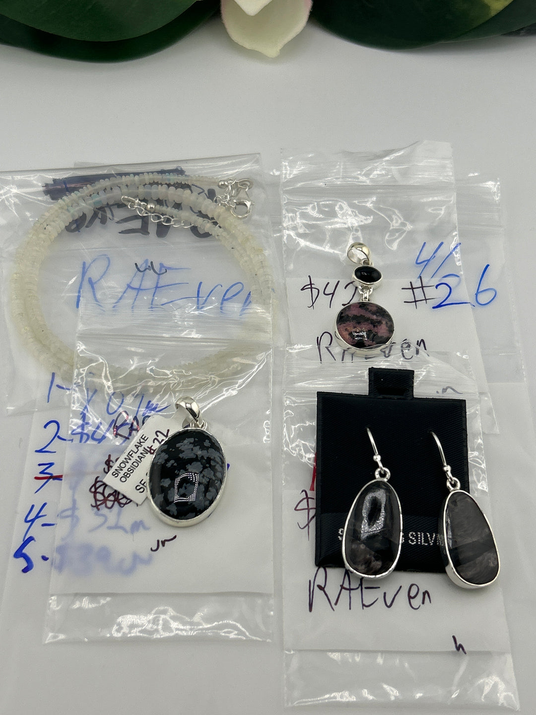 RESERVED FOR: RAEven - 4/26/2025 tiktok Live Show - 4 Sterling Silver Items