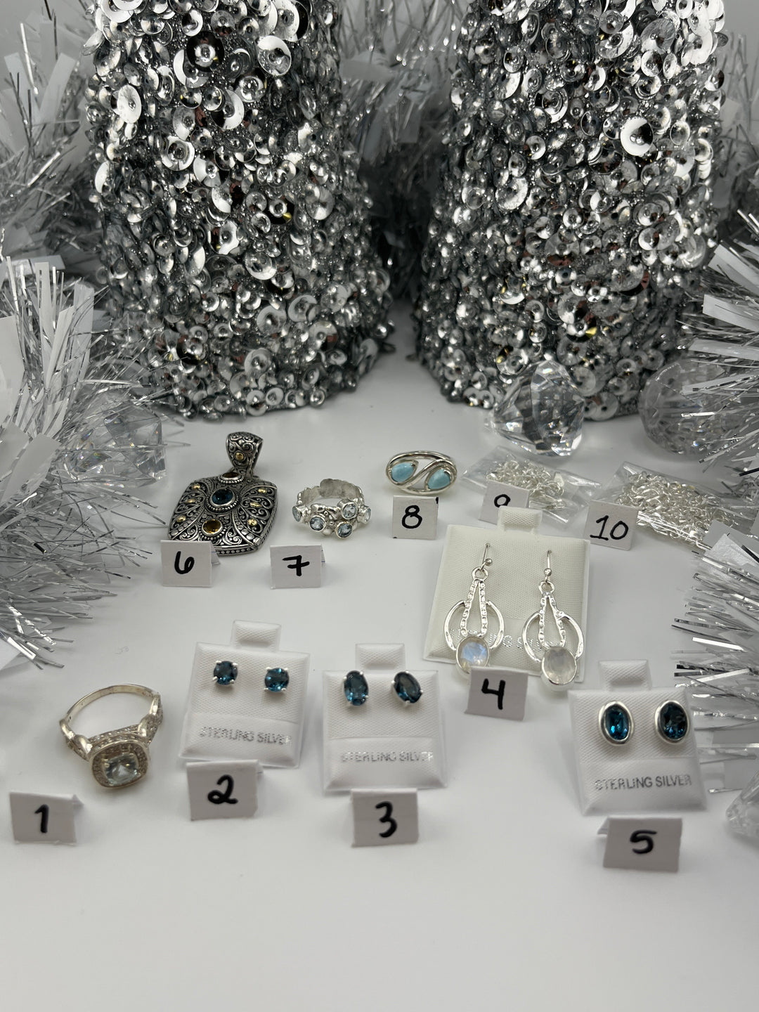 RESERVED FOR:  Mindy Bailey -11/27/2024 -10 Sterling Silver Items