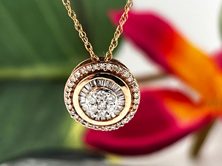 10K Gold and Diamond Necklace