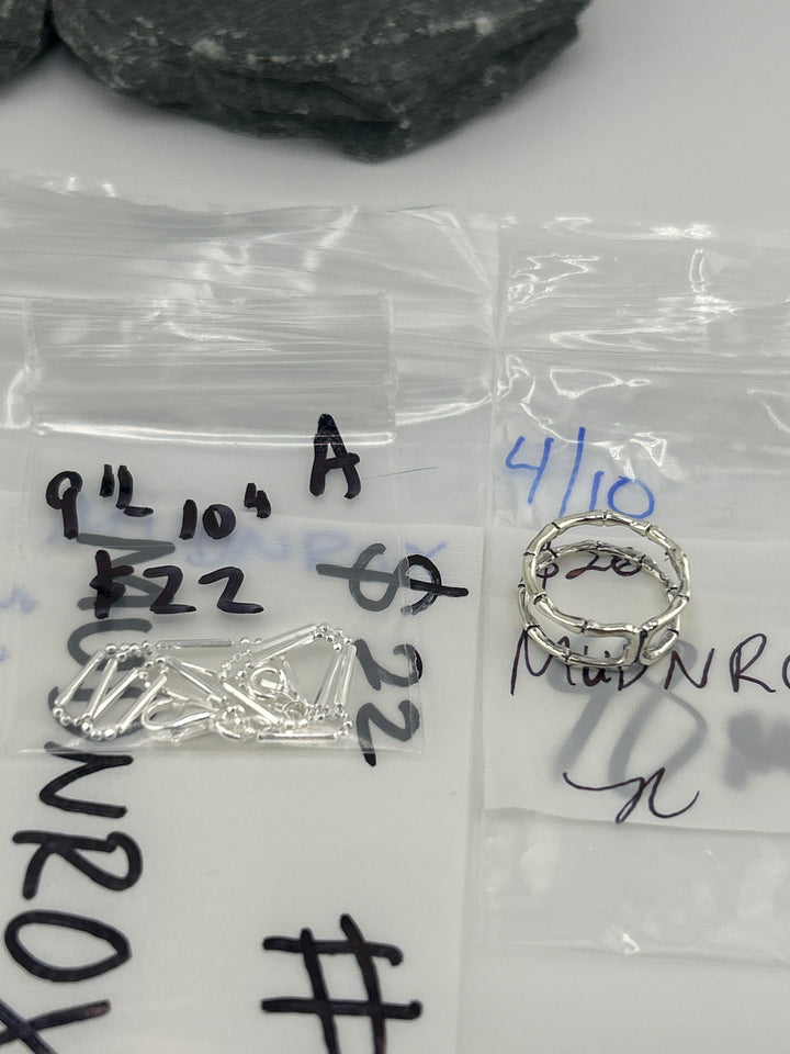 RESERVED FOR: MUDNROX - 4/10/2025 tiktok Live Show - 2 Sterling Silver Items