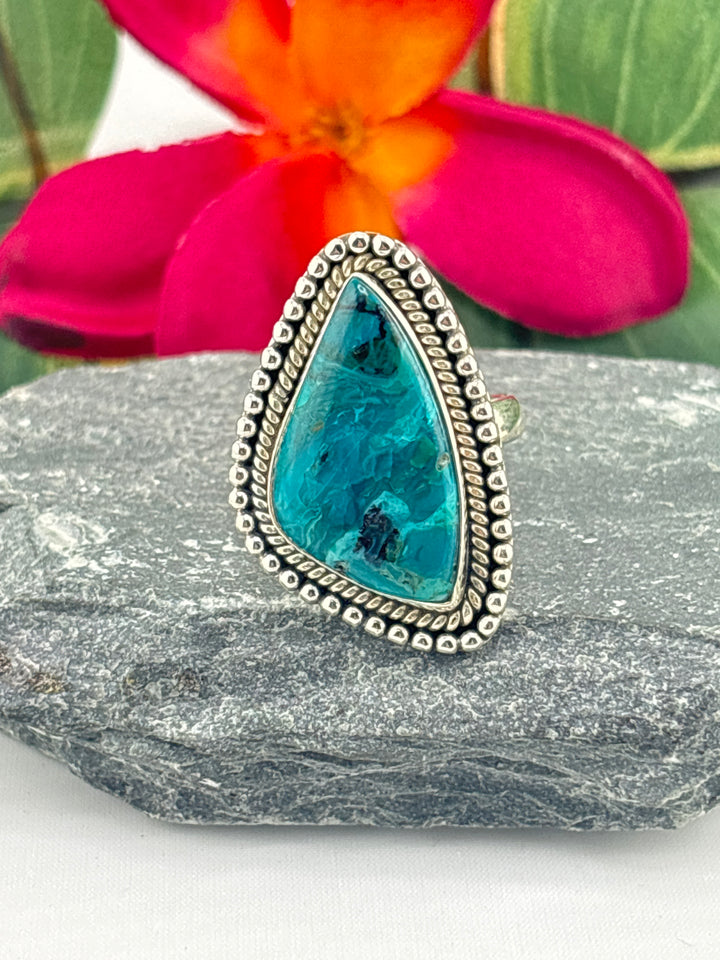 Opalized Wood Ring Size 11