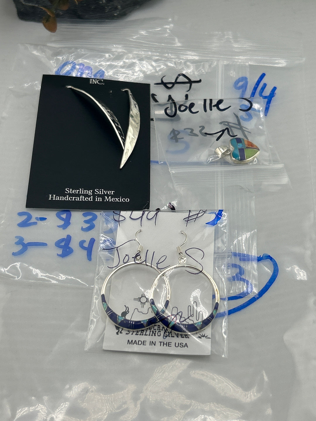 PM SHOW 48HR - RESERVED FOR: Joelle S - 9/04/2025 FL tiktok Live Show - 3 Sterling Silver Items