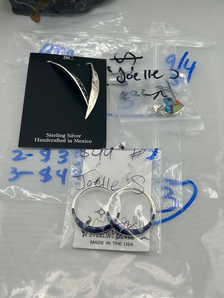 PM SHOW 48HR - RESERVED FOR: Joelle S - 9/04/2025 FL tiktok Live Show - 3 Sterling Silver Items